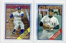 1988 Mojo Chrome Refractor 2023 Topps Silver Pack 35th PYC Pick Insert Card Lot