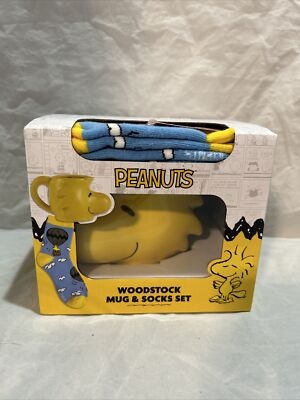 Peanuts- Woodstock Mug and Sock Set -RARE FIND