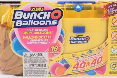 Bunch O Balloons Portable Party Balloon Electric Air Pump Starter Pack Gold New