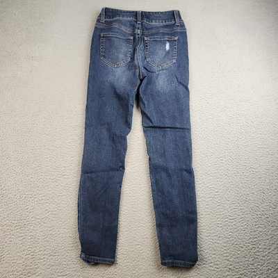 Low Rise Ankle Skinny Dark Wash Blue Jeans Vanilla Star Womens/JRs 3 Normcore