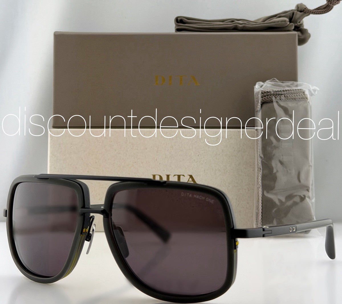 DITA Mach-One Matte Grey Black Frame Dark Grey Lens 59mm DTS-2030