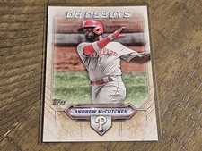 2021 Topps Andrew McCutchen DH Debuts Insert Nmmt