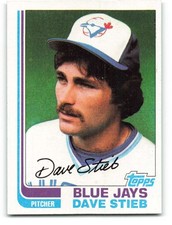 1982 Topps #380 Dave Stieb EX Excellent Blue Jays