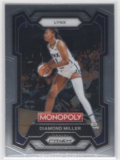 #9 Diamond Miller 2024-25 Prizm Monopoly WNBA Base Minnesota Lynx
