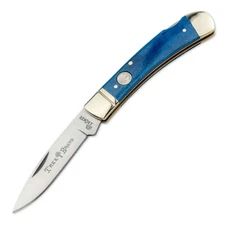 BOKER® Treebrand Lockback Smooth Blue Bone Classic EDC Pocket Knife D2 Back Lock