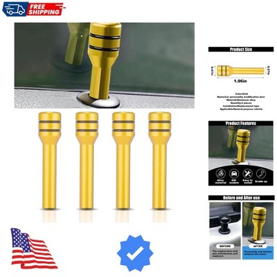 4PCS Car Door Lock Knobs, 1.96×0.47 Inch Door Lift Bolt Auto Inner Door Pull ...