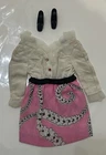 Vintage 1969  Mattel Barbie Pretty Power #1863 Dress & Black Shoes