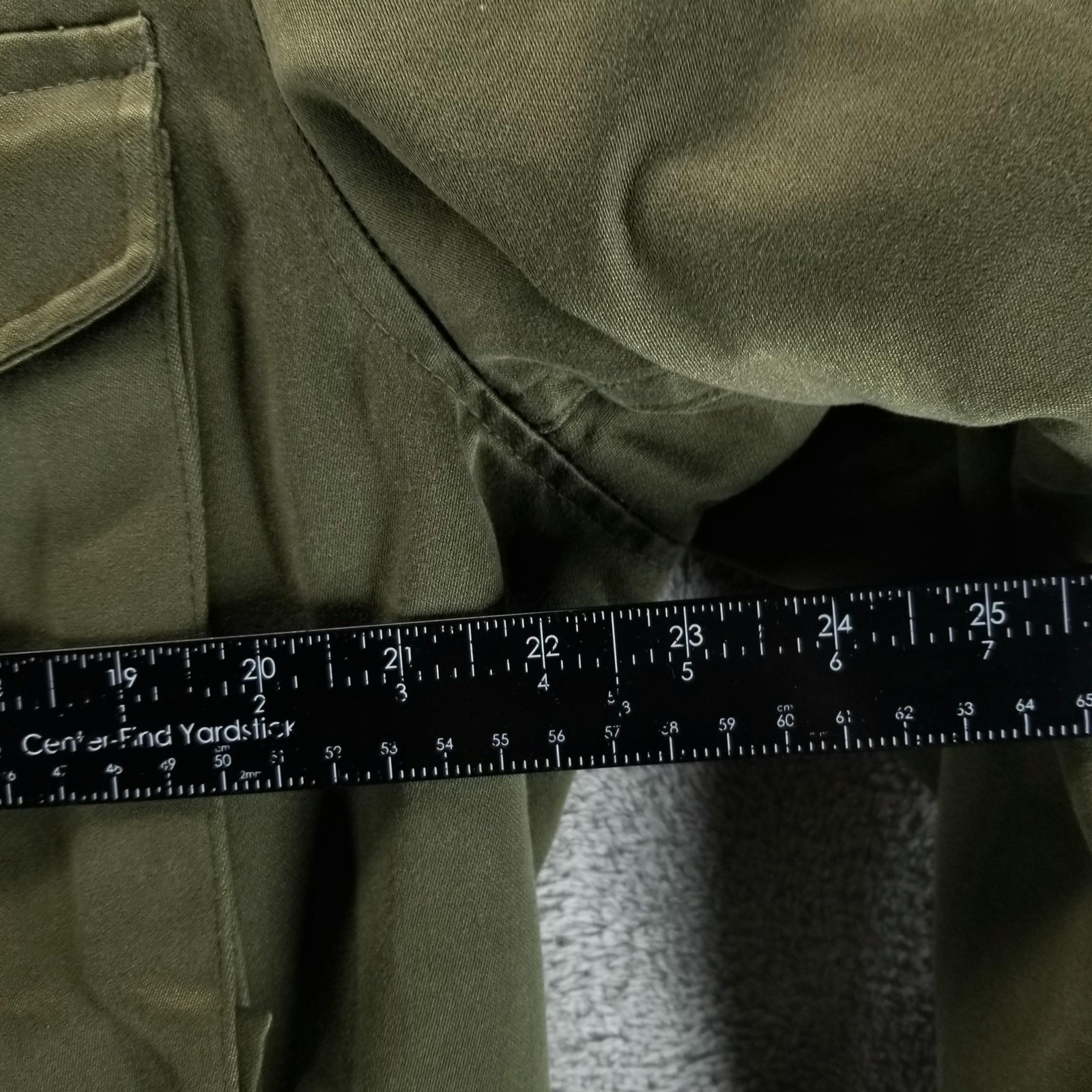 Austrian Bundesheer Jacket Mens Medium Green Military Field Coat Canvas Outdoor