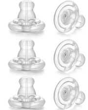 Silicone Earring Backs, 6pcs 18K Gold Replacements, Locking for Studs/Droopy ...