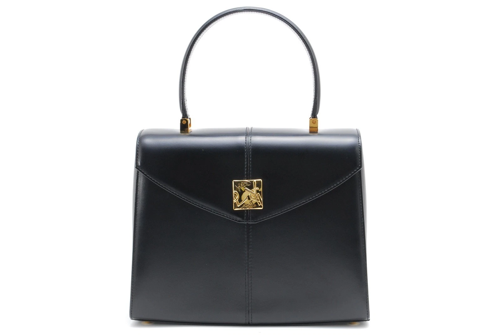 Saint Laurent — Yves Saint Laurent Leather Handbag Black