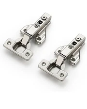 Ravinte 30 Pairs 60 Packs Full Overlay Cabinet Door Hinges,105 Degree Adjustable