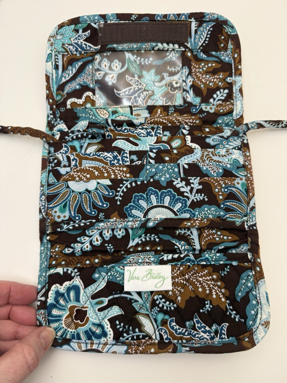 Vera Bradley Java Blue String Wallet Or Crossbody… - image 5