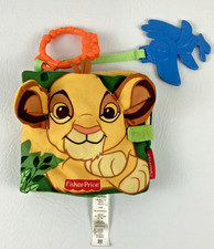 Fisher Price The Lion King Plush Baby Book Lovey Activity Toy Disney 2012