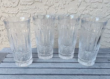 4  Shannon Sutton Place Highball Crystal Glasses Discontinued Free Shipping