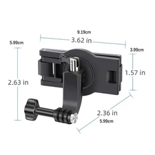 Backpack Clip Mount Shoulder Belt Clamp For GoPro Hero For Insta360 One Camera