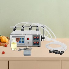 4 Head Thin Liquid Filling Machine, Bottle Filler Machine, Filling Machine