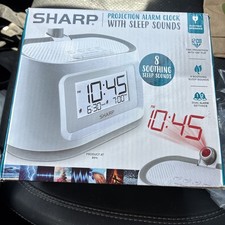 Sharp Projection Alarm Clock with 8 Soothing ...