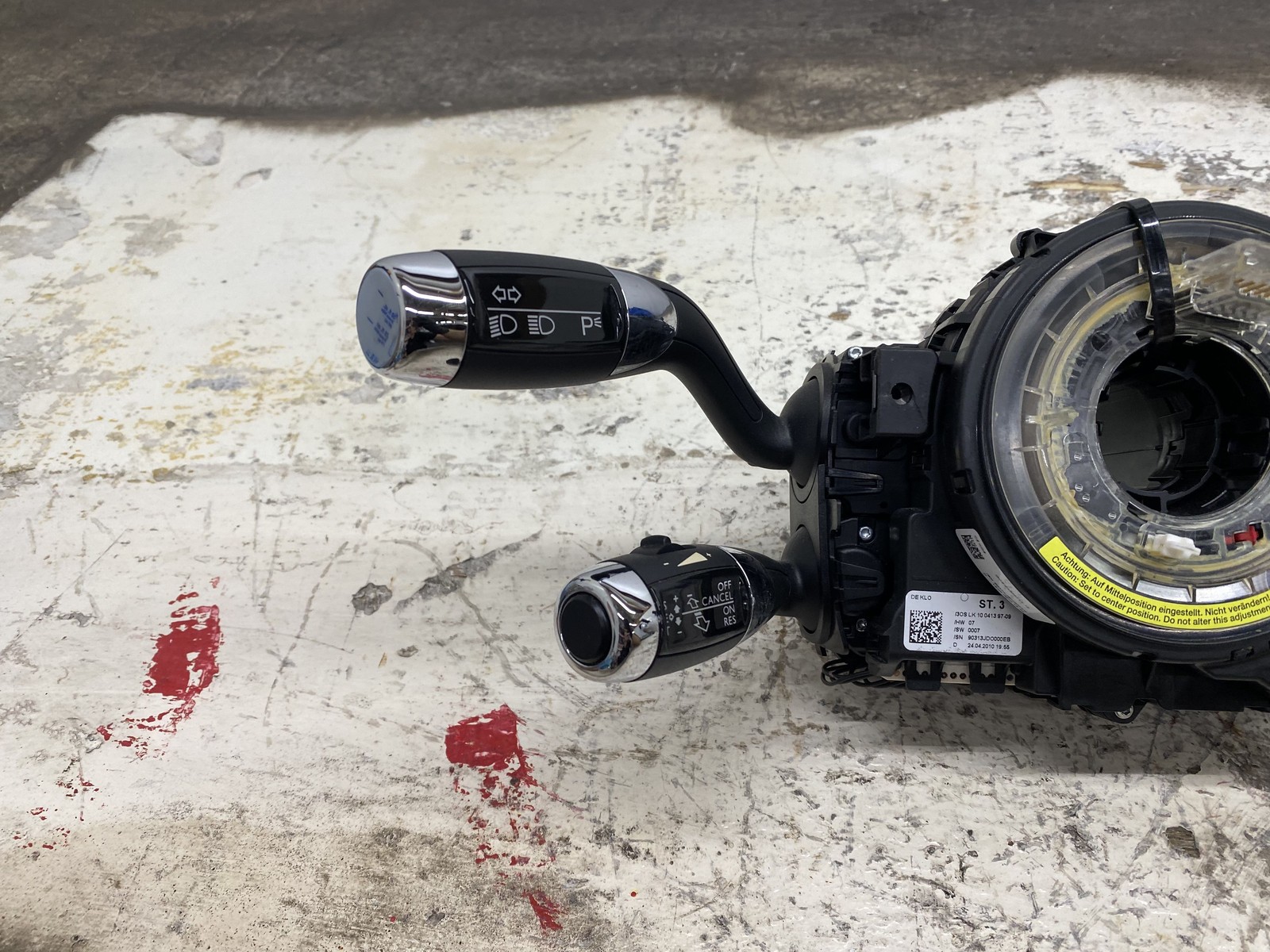 2010-2020 BENTLEY MULSANNE STEERING COLUMN WIPER HEADLIGHT SWITCH CLOCKSPRING