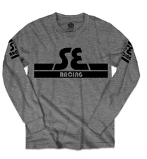 SE Bikes Racing BMX  Adult XL Long Sleeve Shirt Grey , New!