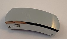 Chiusura deployante argento spazzolato 20 mm 117STZ001159 per Omega Seamaster