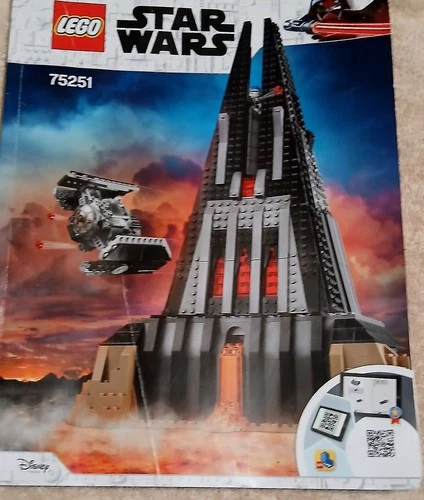 Star Wars Lego Disney Book 75251 darth vaders castle instuctions