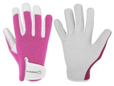 Unisex Leather Gardening Gloves Thorn Proof Protection Garden Working Gloves