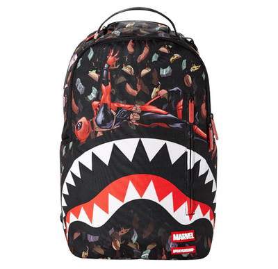 Sprayground Backpack Marvel Deadpool ''Taco$ Rain Shark'' - Limited Edition