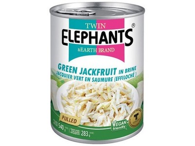 540g / ATG 283g Twin Elephants grüne Jackfrucht in kleine Stücke Green Jackfruit