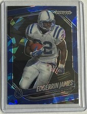 2025 Panini Prizm Black Edgerrin James Blue Ice 75/125 Indianapolis Colts