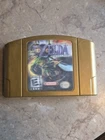Legend of Zelda: Majora's Mask Golden Holographic Collector's Edition N64