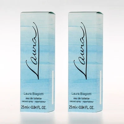 2x Laura Biagiotti Laura EDT 25ml - Photo 1/2