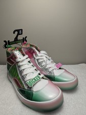 NEW WICKED Movie Musical HIGH TOP SNEAKERS Shoes by Ground Up Women's Girls Sz 8