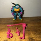 Vintage 1990 Playmates TMNT Slash Action Figure Complete READ