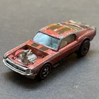Vintage Hot Wheels Redline 1971 RED Boss Hoss Spoiler - Tan Int., Nice...READ!