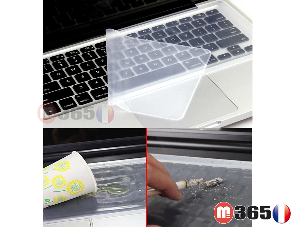Protection clavier pc portable silicone protège clavier pc portable universel
