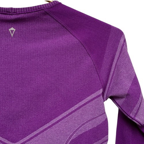 Ivviva Girls Lululemon Swiftly Long Sleeve Running Shirt Size 14 Purple Fly Tech - Picture 9 of 11