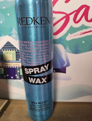 Redken Wax Blast 10 High Impact Finishing Spray Wax 4.4 oz FAST SHIP