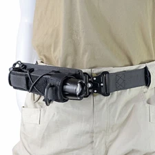 Tactical LED Flashlight Pouch Holster Duty Belt Torch Holder Nylon Carry Case