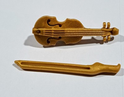 PLAYMOBIL - 2 Violons De Couleurs Différentes - Accessoires Musique - Occasion
