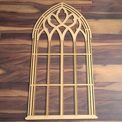 Basic Kirche Fenster Deko Laser geschnitten Gebet Bildschirm Wand Skulptur Tafel 006