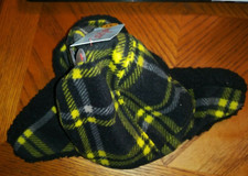 Cat  Jack Yellow  Black Kids Size OSFM Flaps over Ears hat Unisex 607