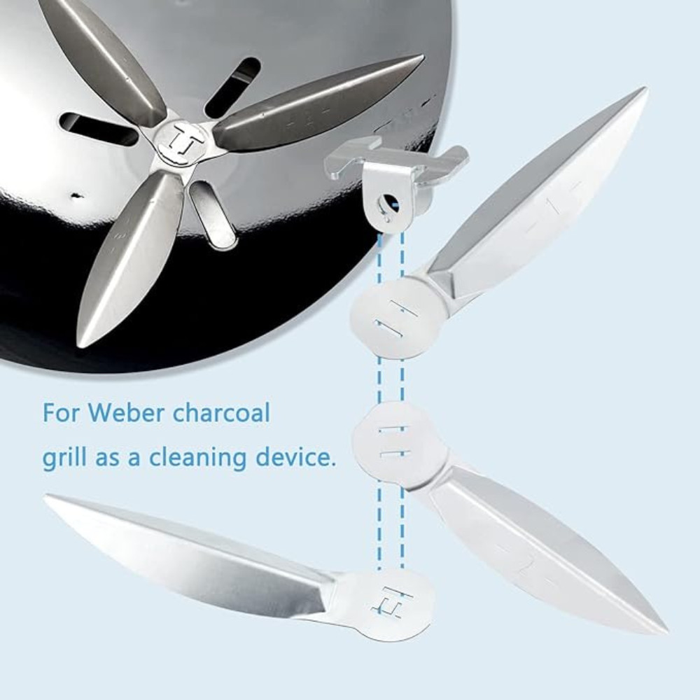22-1/2-Inch One-Touch Cleaning System Kit for Weber Grill Parts 7444 Weber.