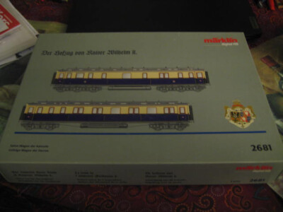 Marklin H0 2681 (#89264) Salon Car for the Kaiserin (Empress) Set w/accesories