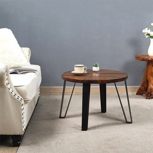 Resin Round Side Table Epoxy End Table Coffee Table Mid Century Modern Decor - Picture 10 of 45