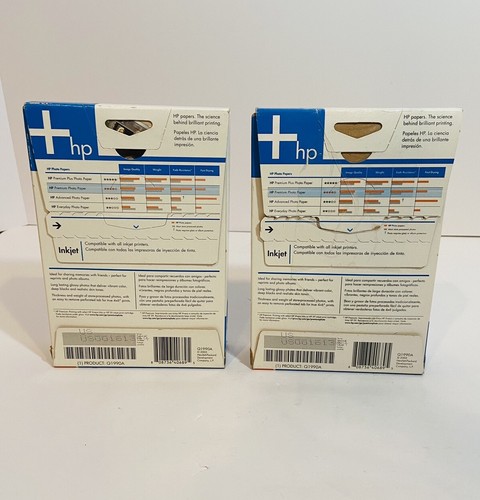 HP Premium GLOSSY 4X6 Ink Jet Picture Photo Paper Dwa opakowania 100 arkuszy Nowy - Zdjęcie 4 z 9