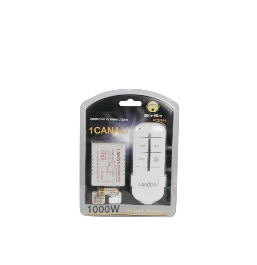 Centralina per controllo luci led 1000W Con Telecomando Wreless da 3 Canali  - Immagine 2 di 2