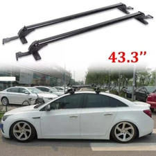 For Chevy Cruze 2012-2019 Car Top Roof Rack Cross Bar 43.3" Luggage Carrier+Lock