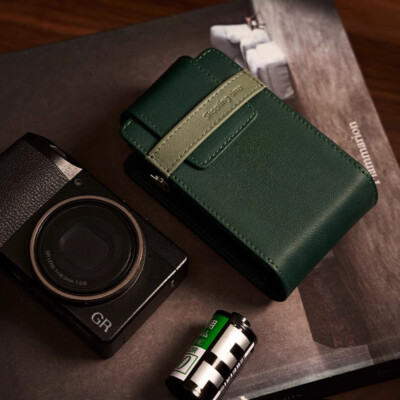 Leather Camera Bag Case for Ricoh GR GR2 GR3 GR3X SONY RX100 Minolta Leica  Fuji