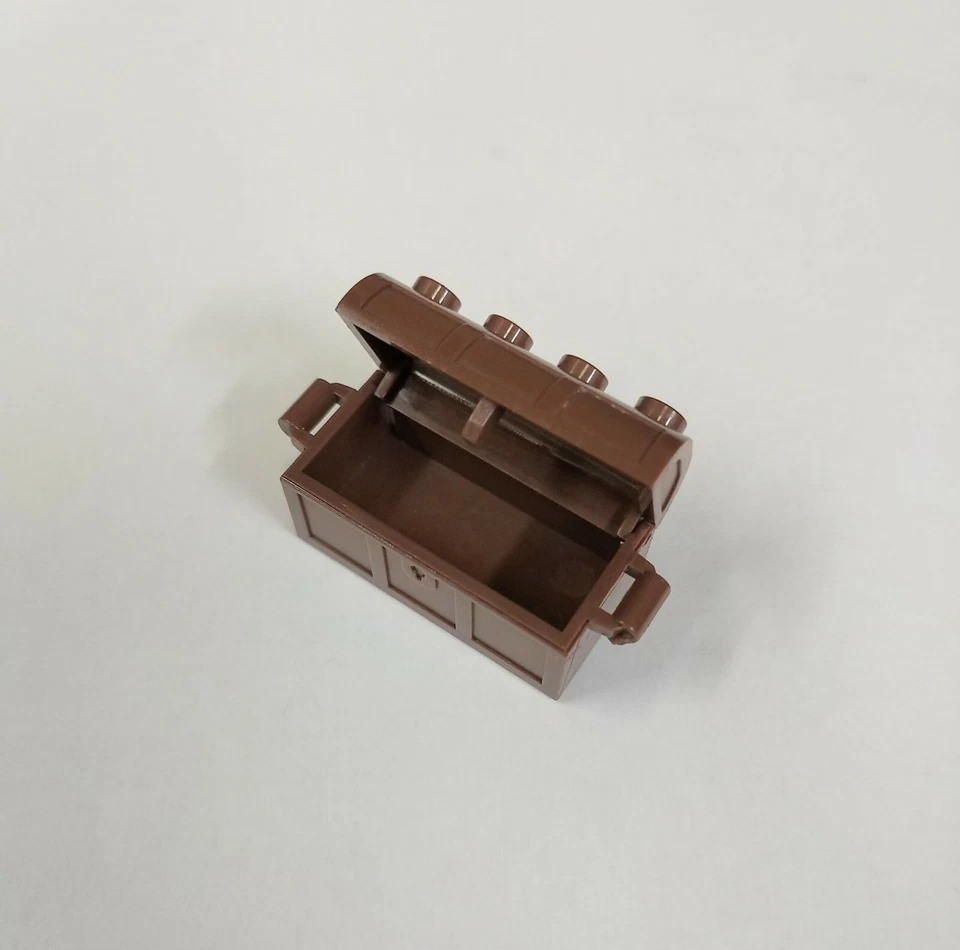 LEGO Treasure Chest Conjunto Completo *Bisagra Gruesa* (2 Unidades) ¡NUEVO! Foto 2 de 3