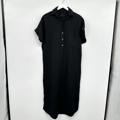 Grayson Shirt Dress Size 01 XS Linen The Artist Minimalist Lagom Coastal Neutral